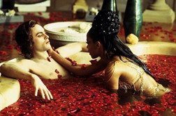 Queen of the Damned -- rose petal bath